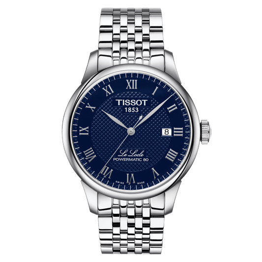 T006.407.11.043.00 TISSOT LE LOCLE POWERMATIC 80 BLUE DIAL T0064071104300