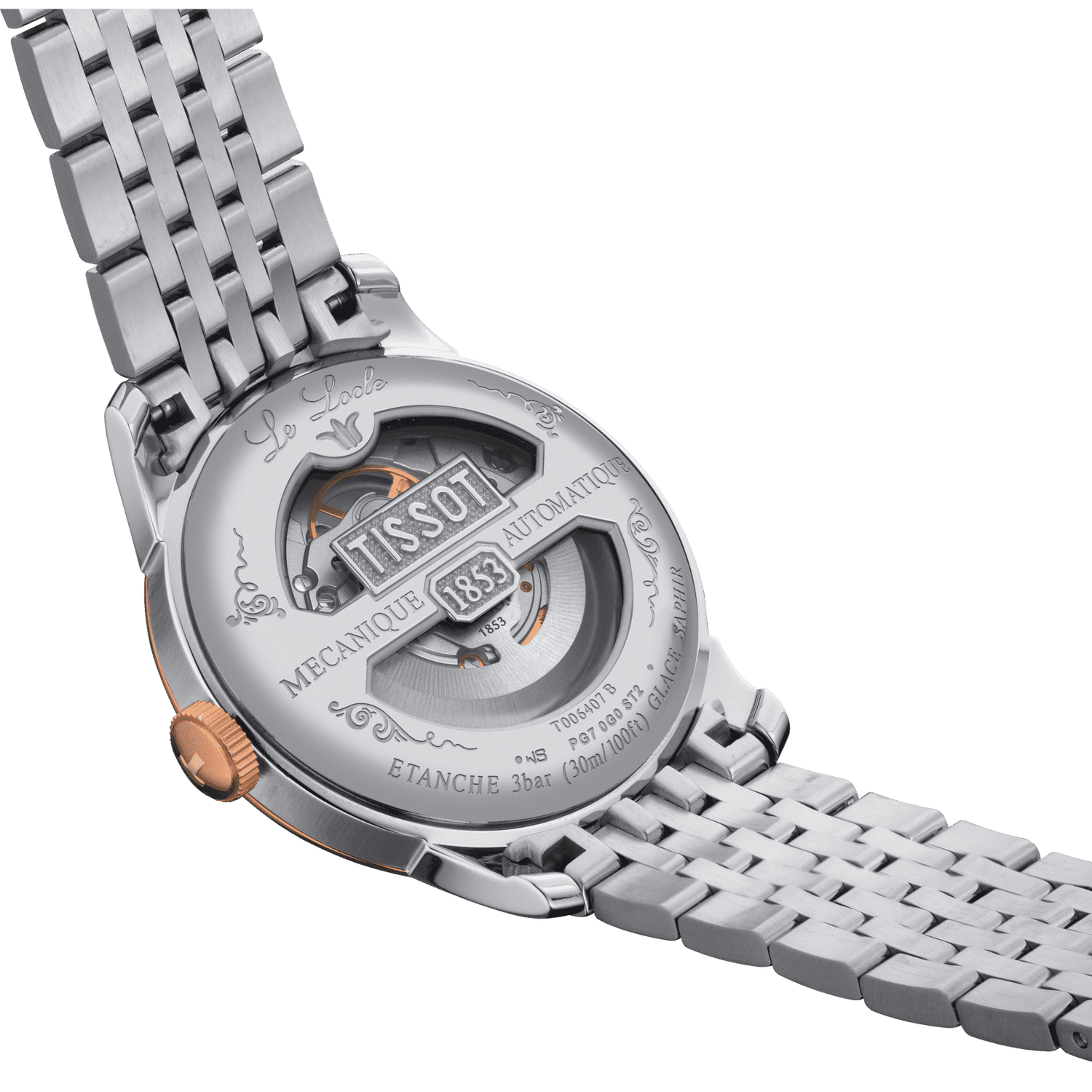 T006.407.22.033.02 TISSOT LE LOCLE POWERMATIC 80 OPEN HEART