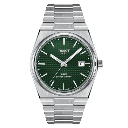 TISSOT PRX POWERMATIC 80 40MM GREEN DIAL T137.407.11.091.00 T1374071109100