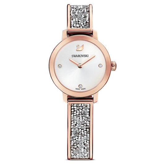 5376092 Cosmic Rock watch Swiss Made, Metal bracelet, Rose gold tone, Rose gold-tone finish