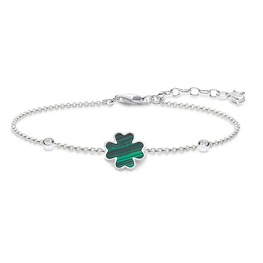 Riviera Colours Green Cloverleaf Bracelet A1766-478-6-L19v